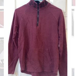 PINK victoria secret half zip hoodie